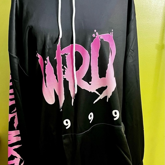 Juice World 999 Black and Pink Graphic Hoodie - Picture 5 of 5
